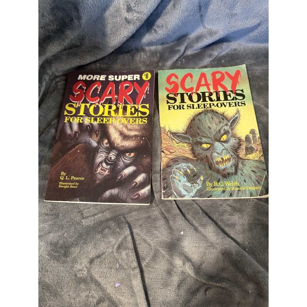 Super Scary Stories for Sleep-Overs Lot Of 2 Paperback Books